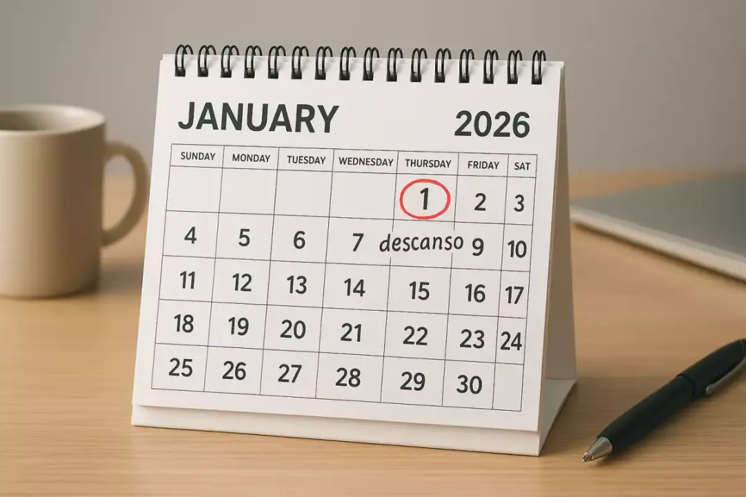 Días festivos 2026: Estos son los descansos obligatorios