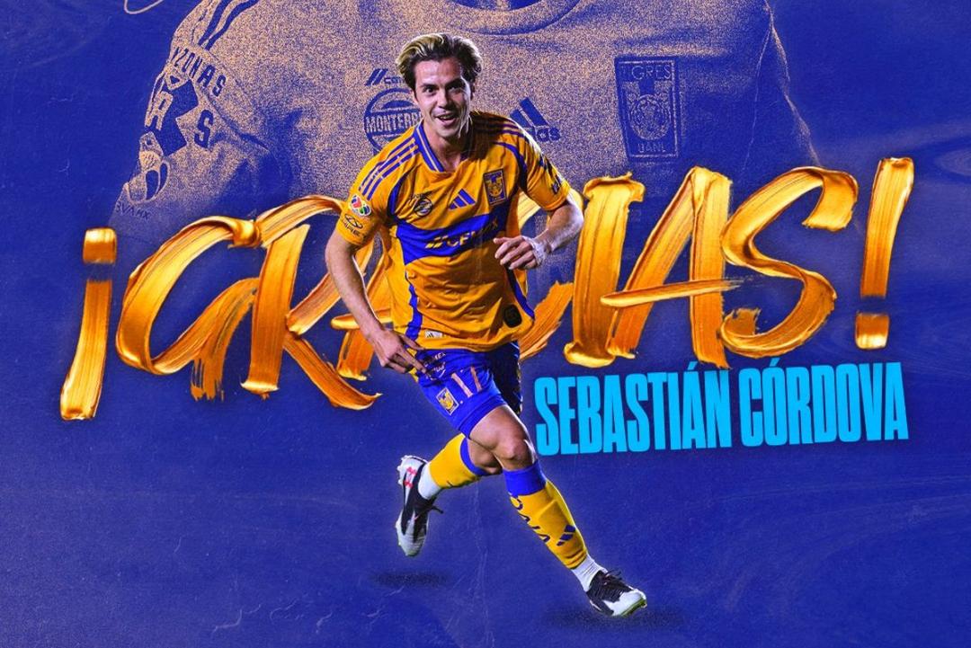 Sebastían Córdova deja de ser jugador de Tigres