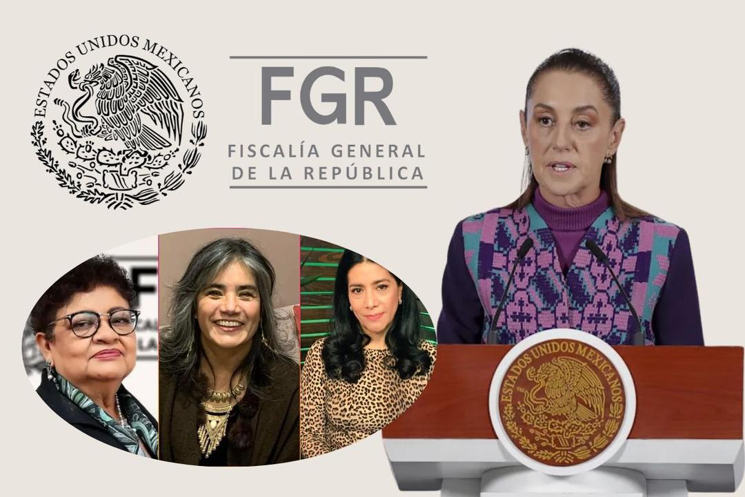 Sheinbaum envía terna a la FGR; “Es tiempo de mujeres”