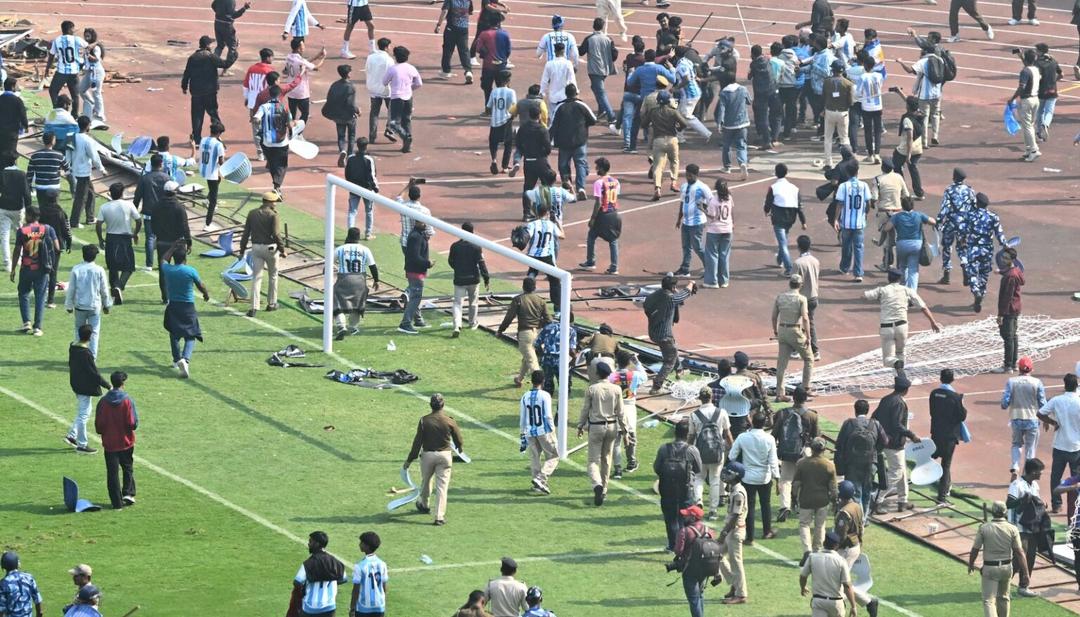 Messi en la India: Se reportan disturbios en estadio de Calcuta