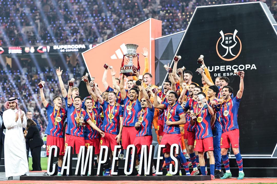 ¡Barcelona es campeón de la Supercopa de España venciendo al Real Madrid!