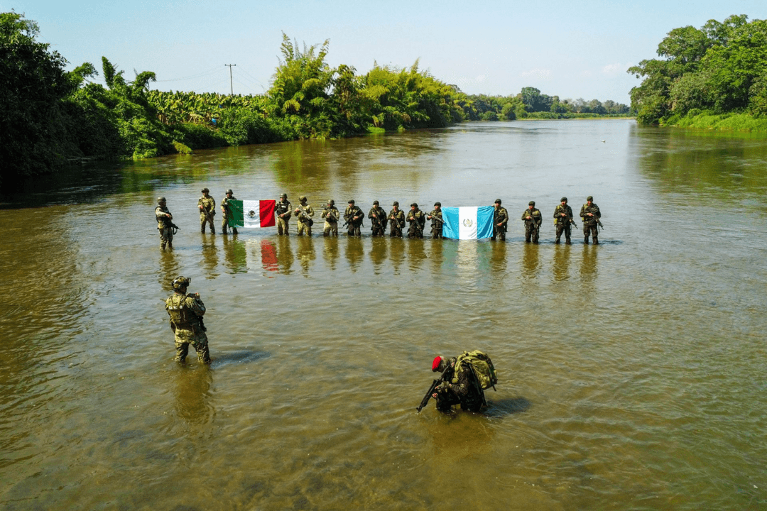 Chiapas refuerza frontera con Guatemala