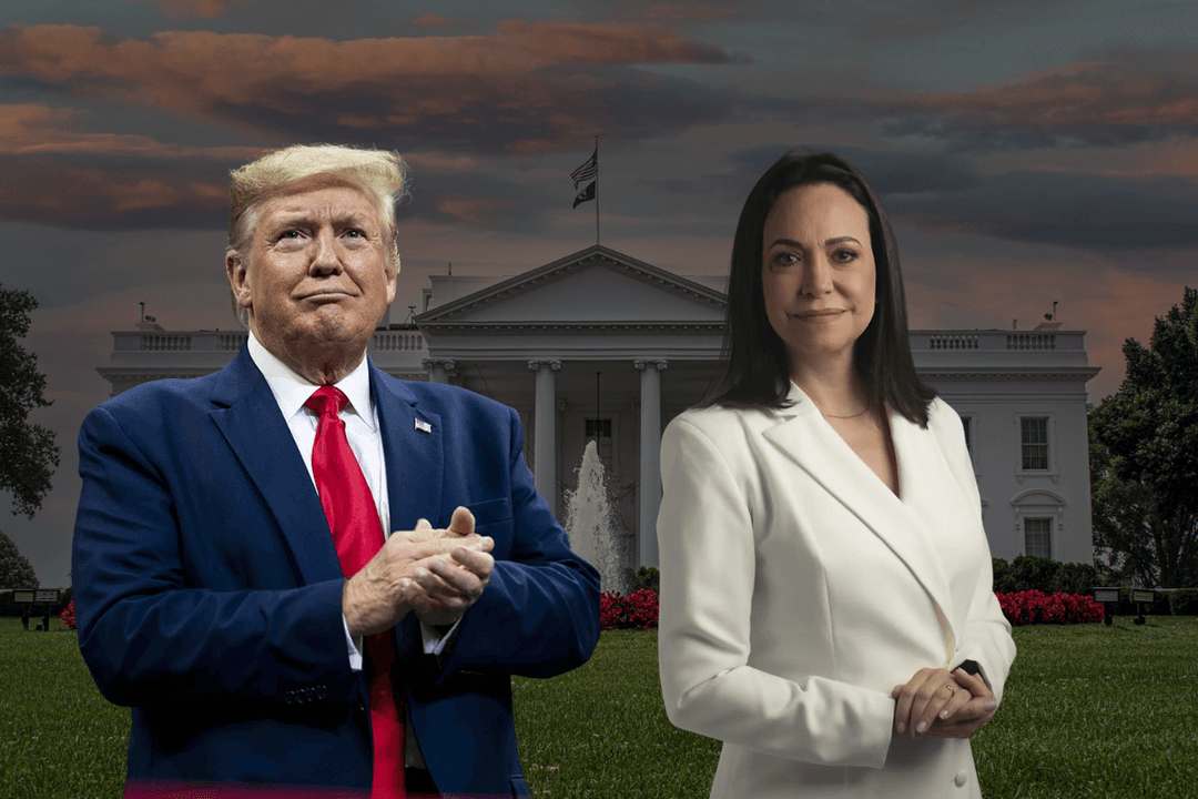 Trump recibe a María Corina Machado en la Casa Blanca