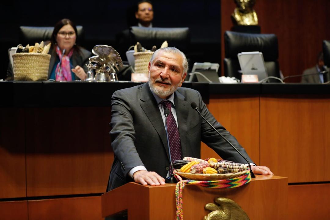 Adán Augusto deja la coordinación de Morena en el Senado