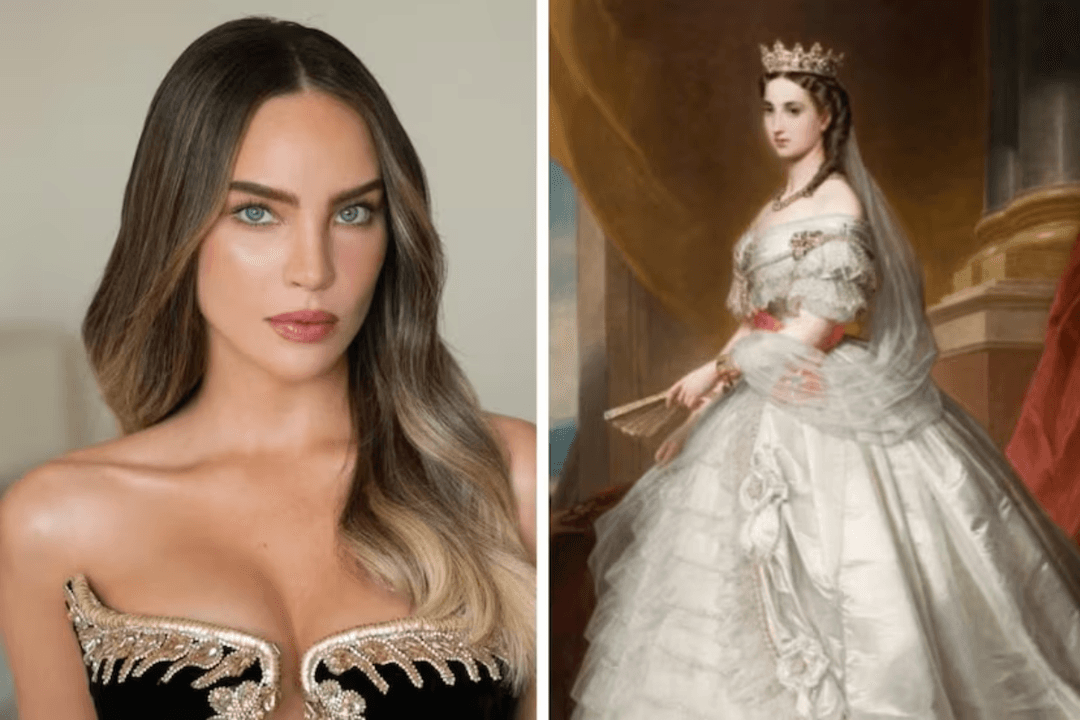 Belinda lleva taquiza y mariachi al set de la serie ‘Carlota’ en España