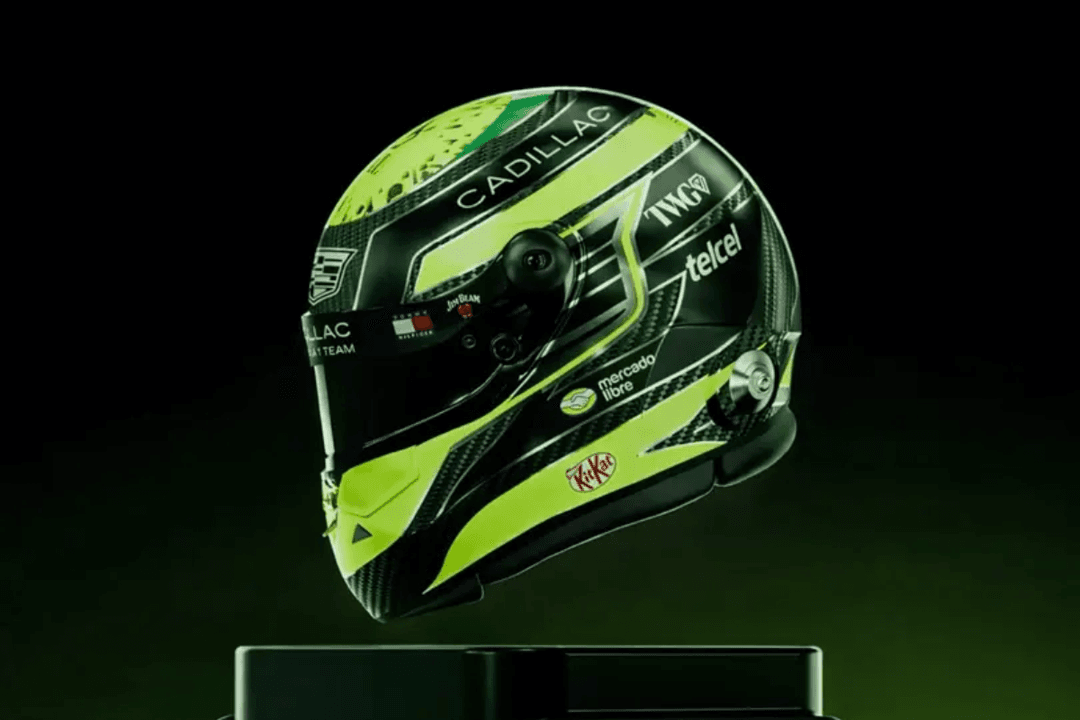 Checo Pérez: Revela el diseño de su nuevo casco