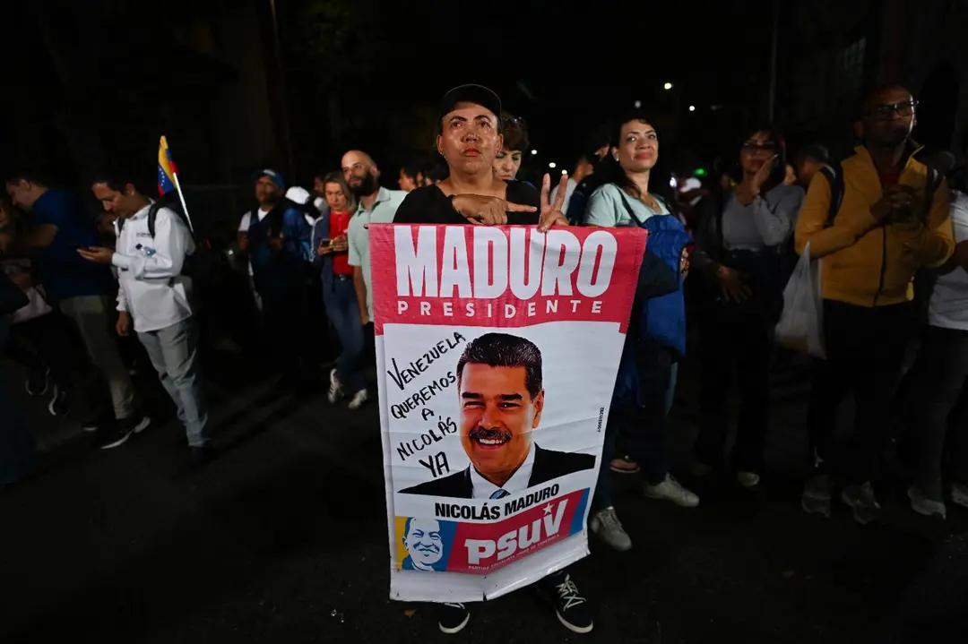 Venezuela: Personas marchan para exigir la liberación de Maduro