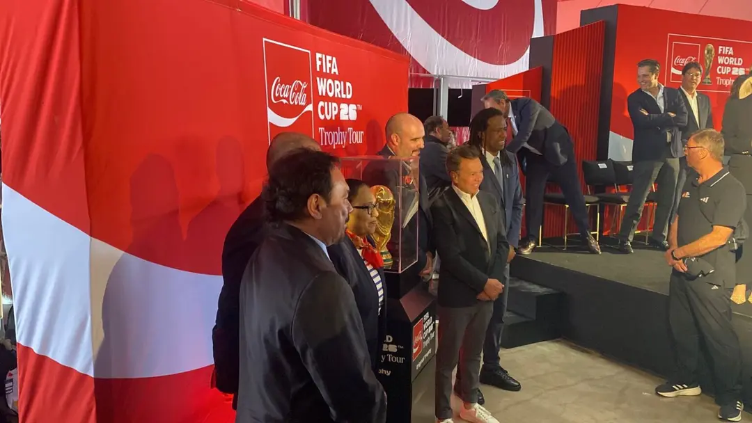 Guadalajara: El trofeo del Mundial arribó a la Perla Tapatía