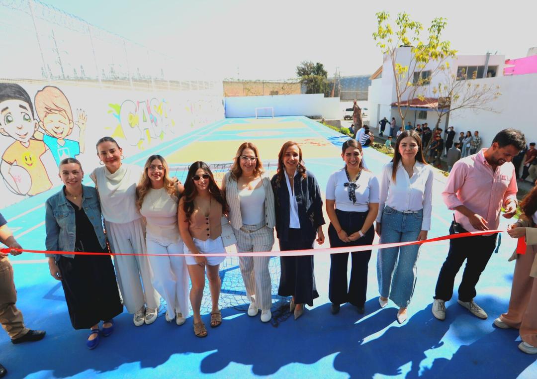 Sistema DIF Jalisco inaugura cancha multideportes en Casa Varones