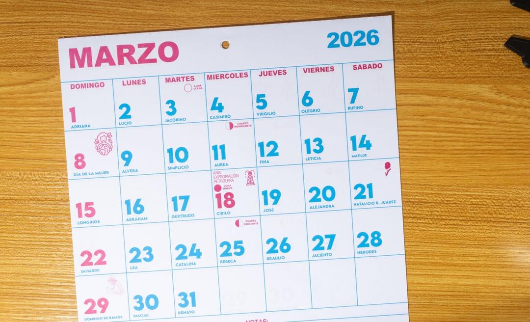 Festivos en México 2026: Estos son los días de asueto durante marzo