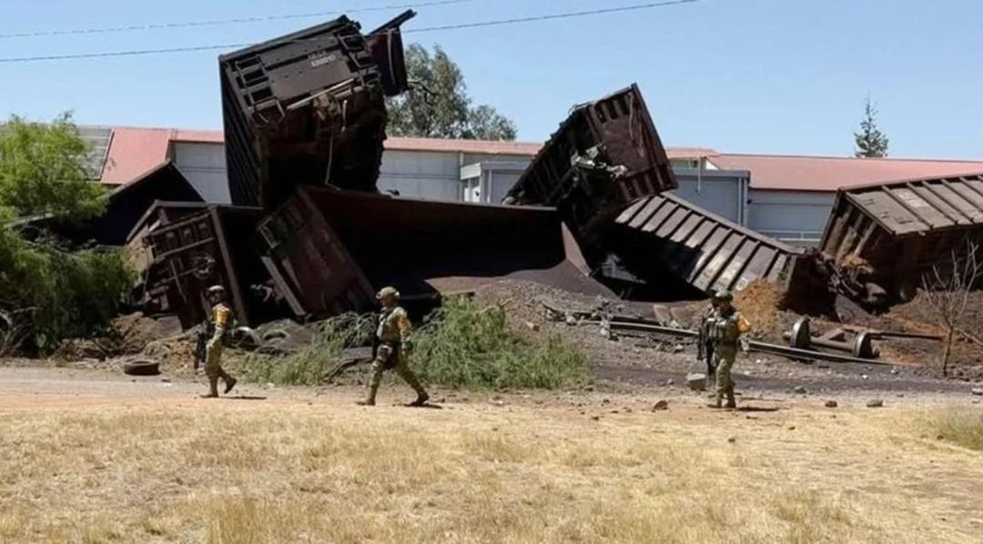 Aguascalientes: Descarrilamiento de un tren deja un muerto y varios heridos