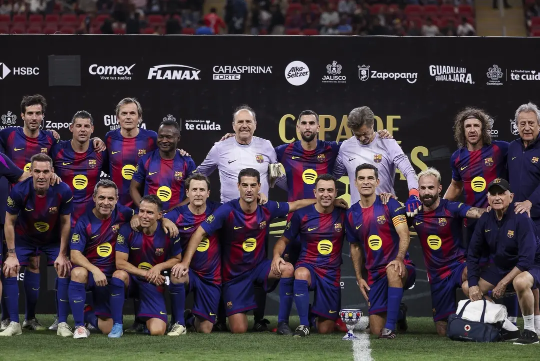 Guadalajara: Barcelona vence al Real Madrid en el partido de leyendas