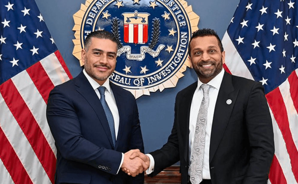 Omar García Harfuch se reúne con el director del FBI