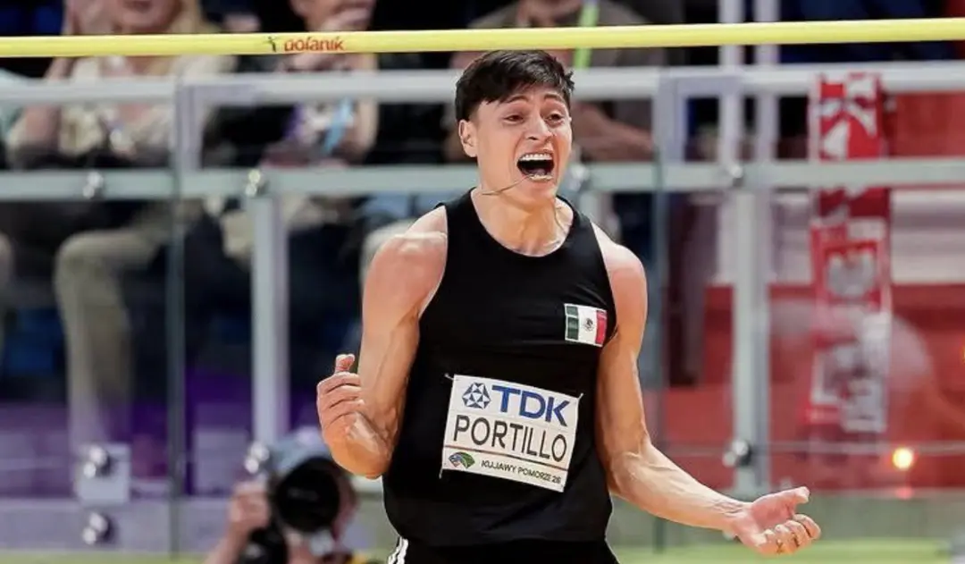 VIDEO: Erick Portillo gana plata en salto de altura en Polonia