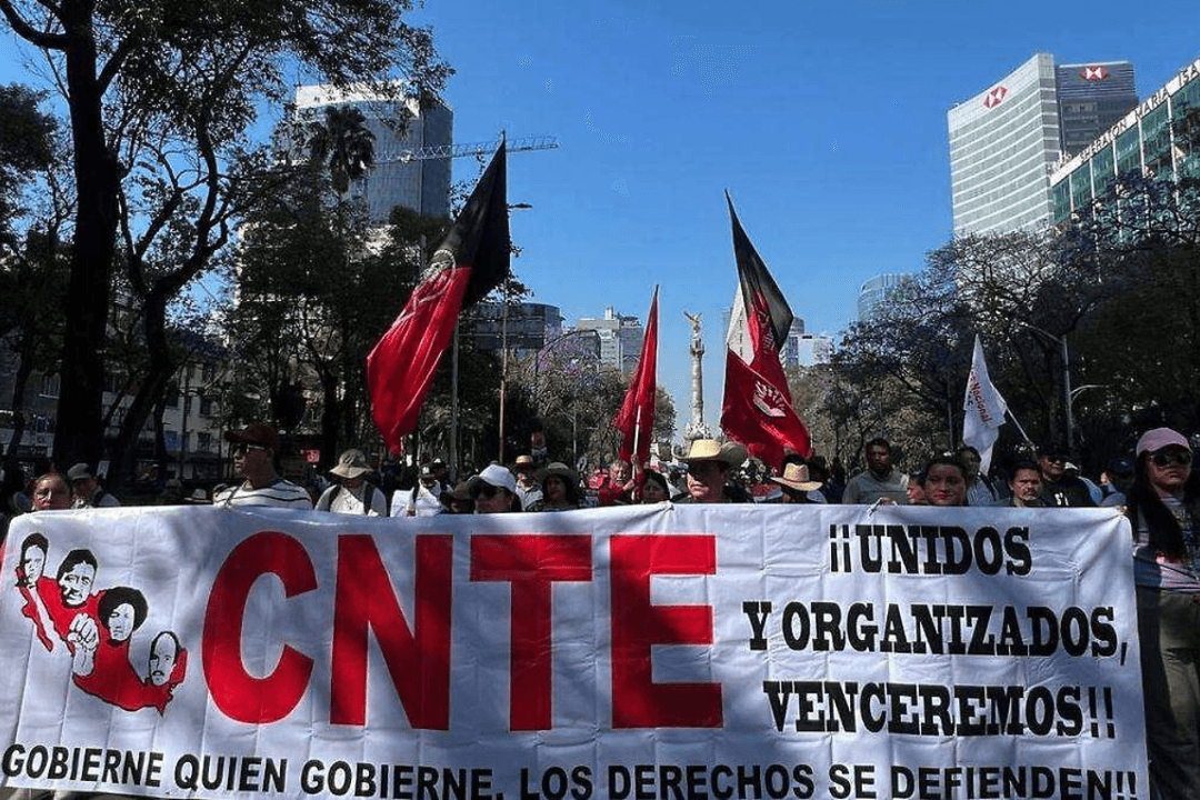 CNTE inicia paro nacional de 72 horas y marcha en CDMX