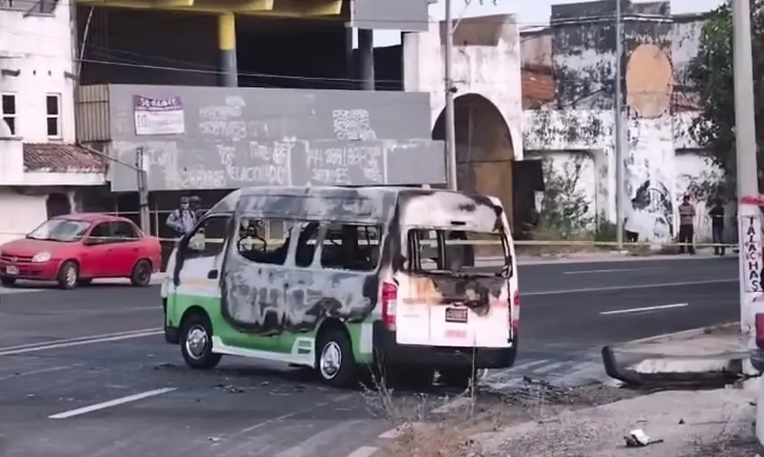 Guerrero: Ataque a transporte público deja 1 muerto y 7 heridos en Acapulco