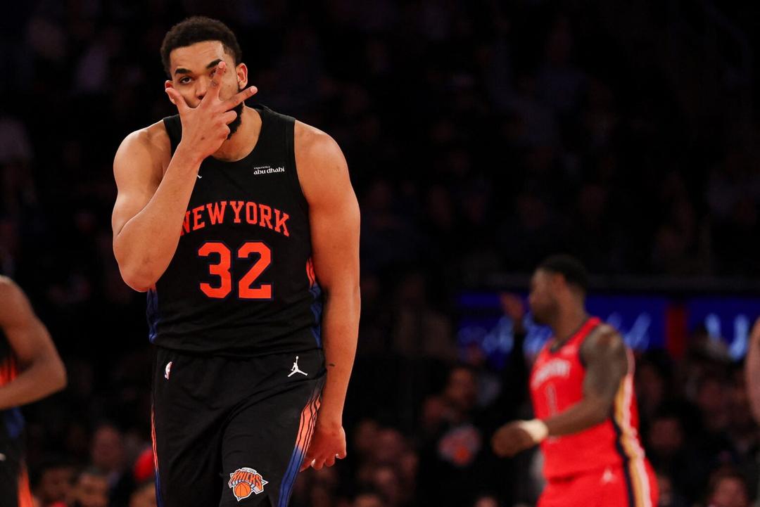 NBA: Karl-Anthony Towns anota un doble-doble y los Knicks derrotan a los Pelicans