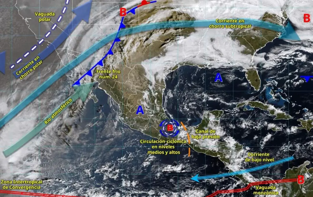 Clima en México: SMN advierte temperaturas gélidas y ráfagas intensas