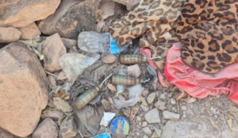 Elota: Desactivan explosivos y desmantelan campamento