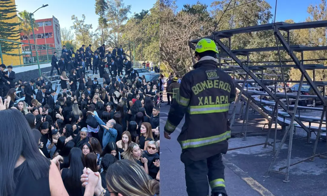 Veracruz: Caen de templete egresados de Derecho de la UV