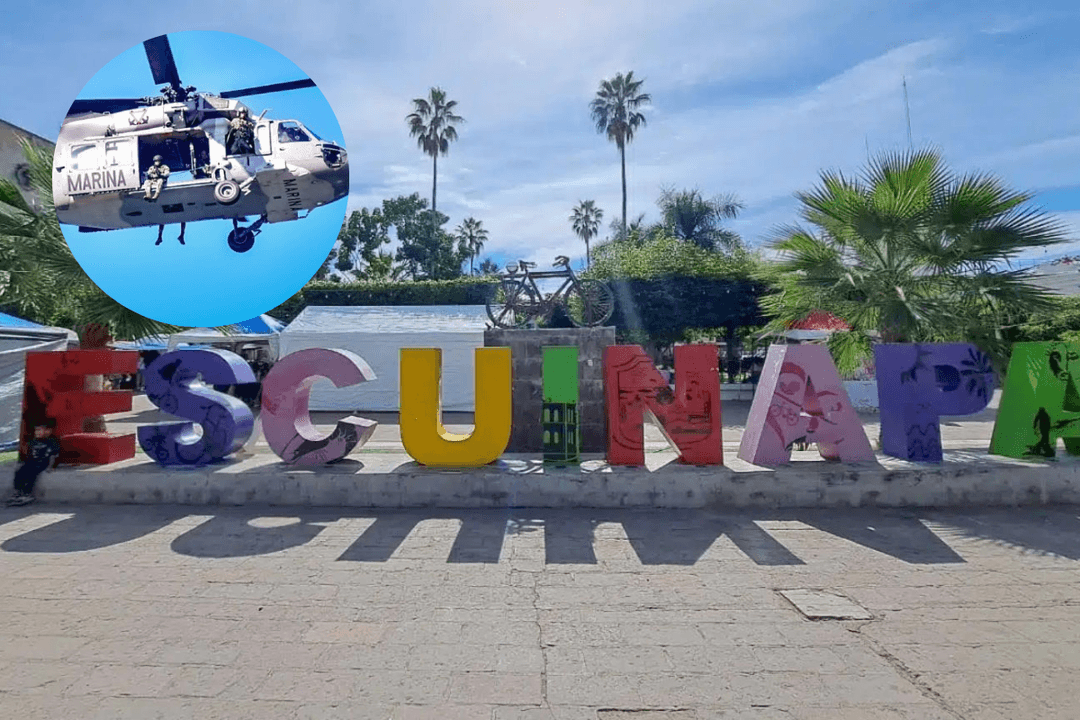 Escuinapa: Se registra sobrevuelo de helicóptero artillado