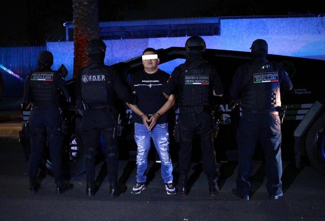 Guadalajara: Policía de Jalisco captura al presunto líder de ‘Los Robarrolex’
