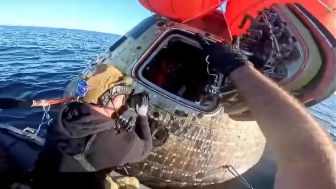 VIDEO: Artemis II revela rescate de astronautas tras misión a la Luna