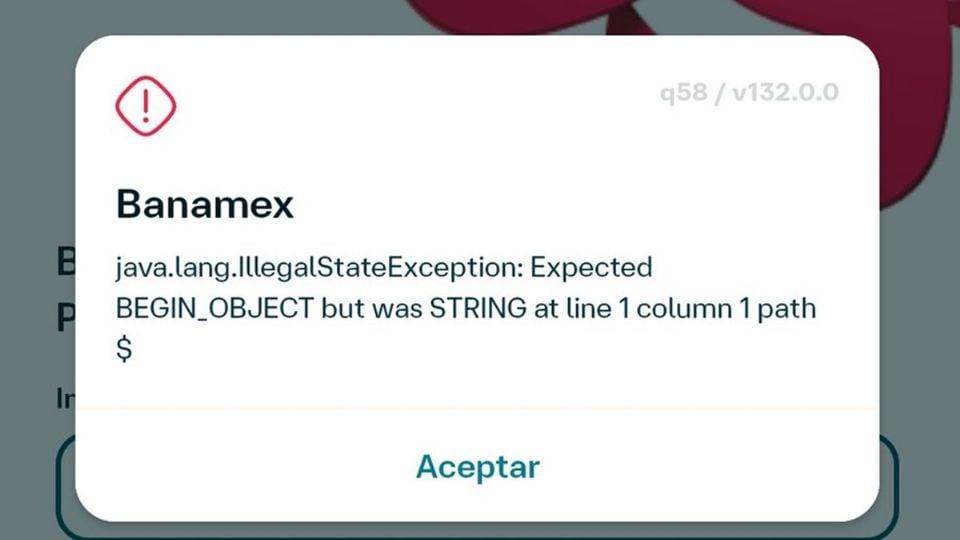 Banamex: Reportan fallas en app y banca en línea en viernes de quincena