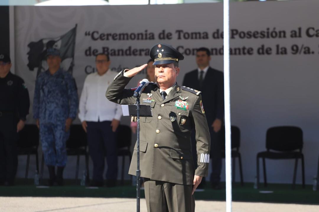 Julio César Islas asume la Novena Zona Militar en Sinaloa en medio del caso Rocha Moya