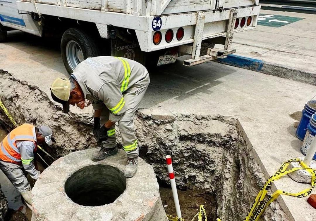 MIAA rehabilita red de drenaje en Las Arboledas para evitar brotes de aguas residuales