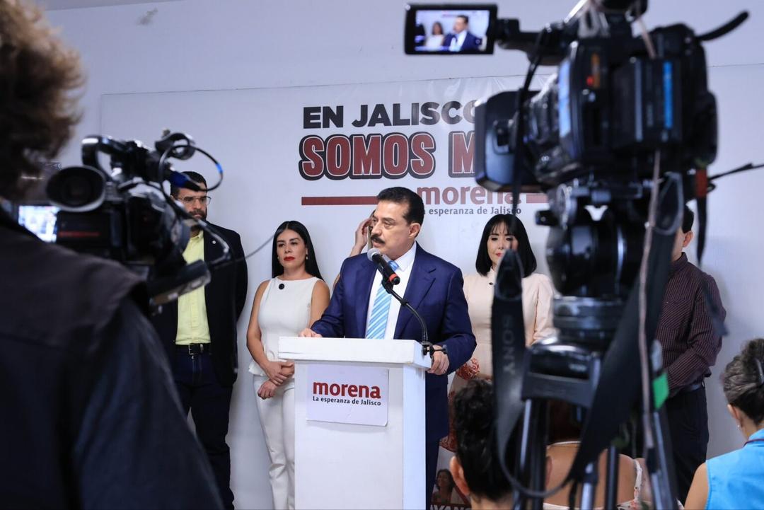 Morena Jalisco respalda a Rocha Moya tras acusación de EU