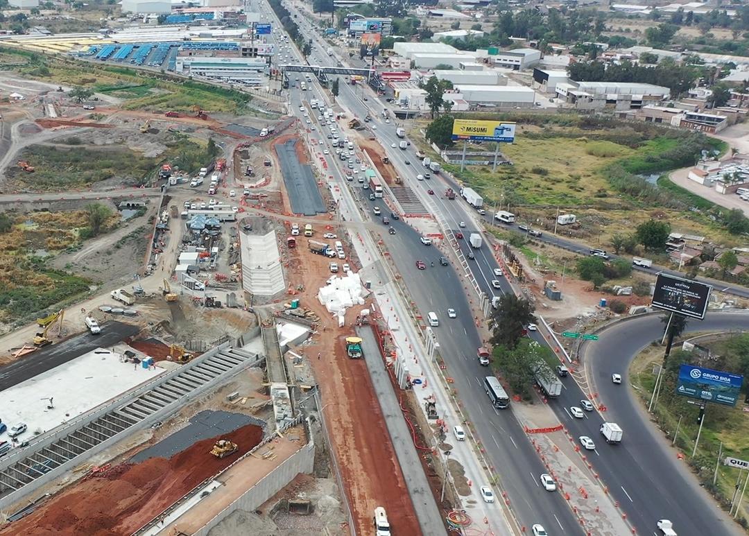 Aeropuerto de Guadalajara: Se realiza la construcción de un nuevo acceso vial sobre Carretera a Chapala