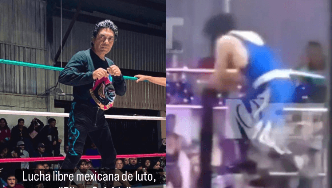 VIDEO: Luchador muere en plena lucha tras mal lance