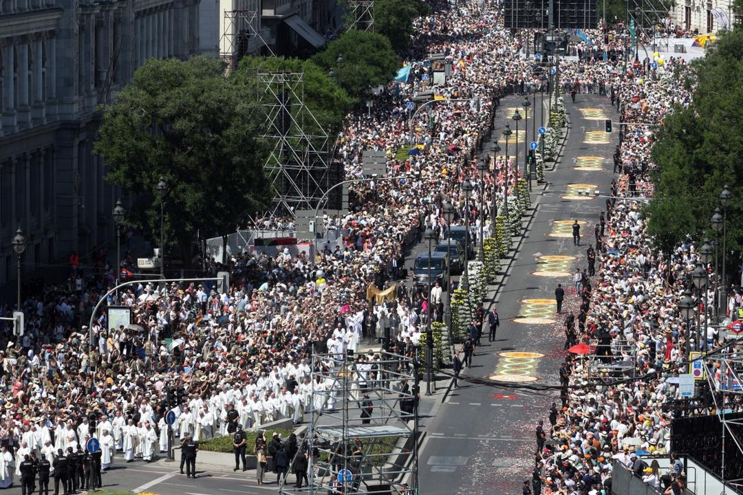 Madrid: Más de 1,2 millones de personas asisten a la misa del Papa León XIV