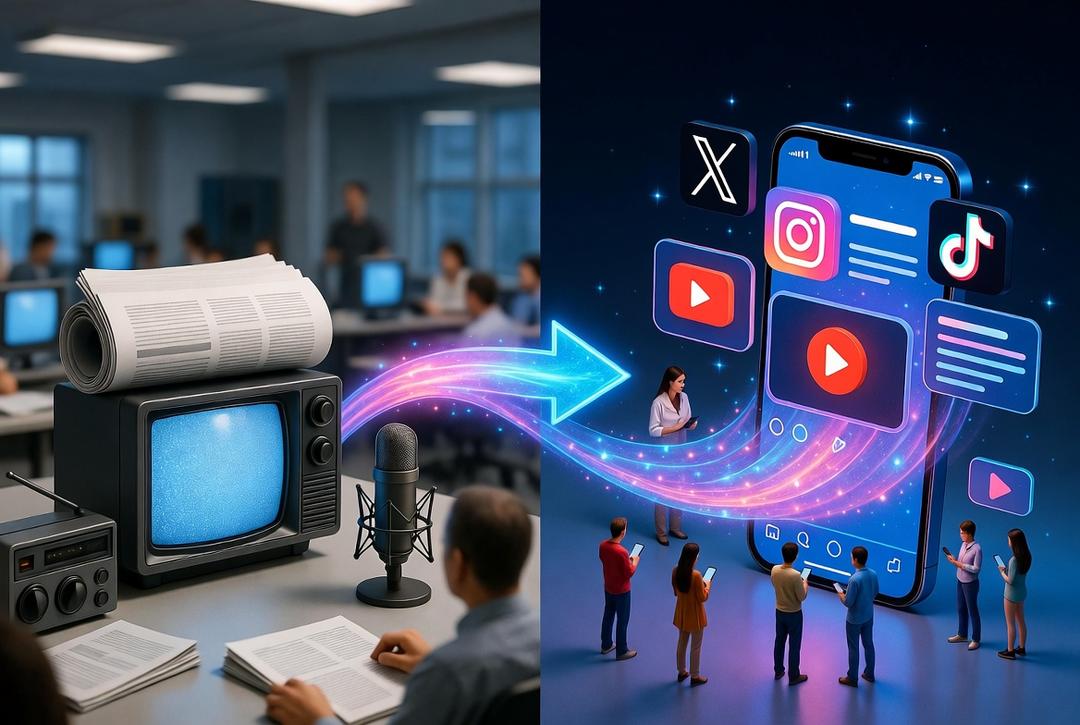 Redes sociales y videos en línea superan a medios tradicionales para informar