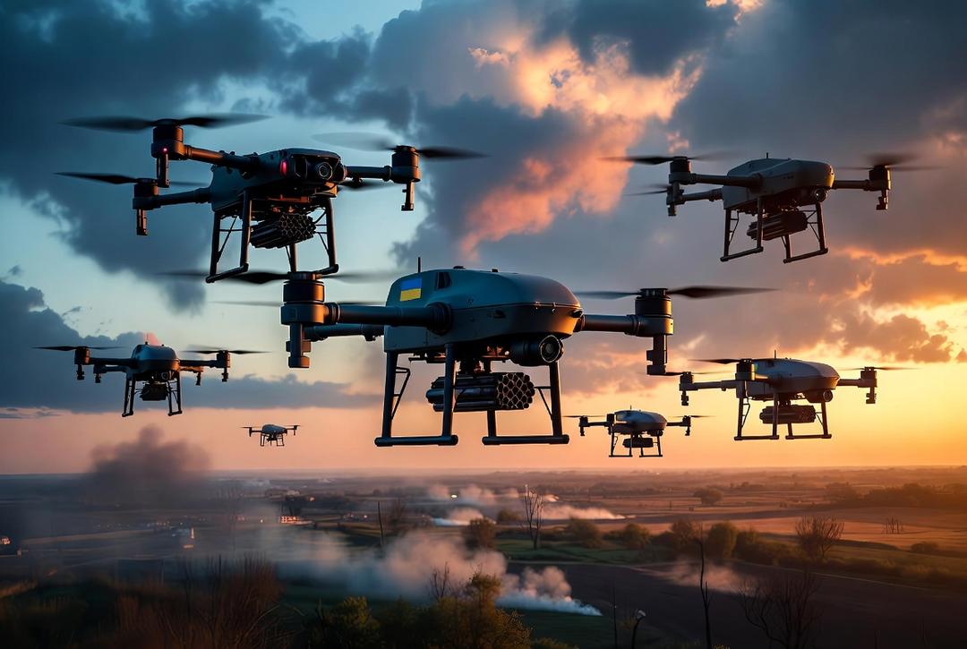 Ucrania lanza cientos de drones contra Rusia en el cierre de foro económico
