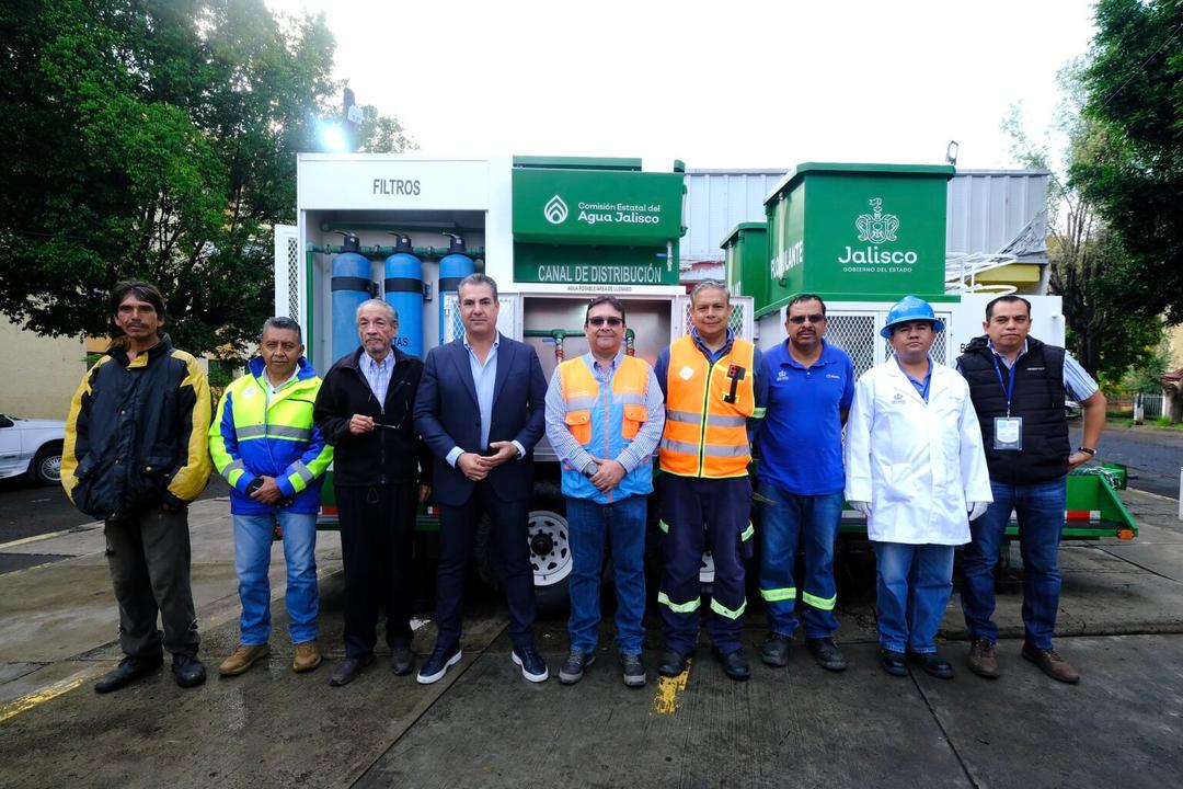 Agua en la ZMG: Entra en operación la primera potabilizadora móvil