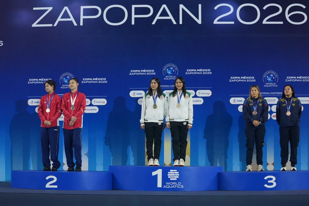 México tiene cierre dorado en la Copa México de Clavados Zapopan 2026
