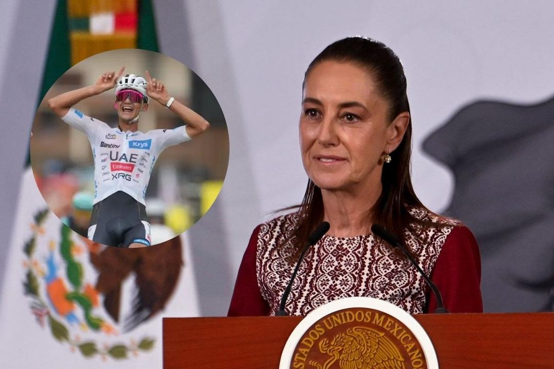 Sheinbaum felicita al ciclista Isaac del Toro por su histórica actuación