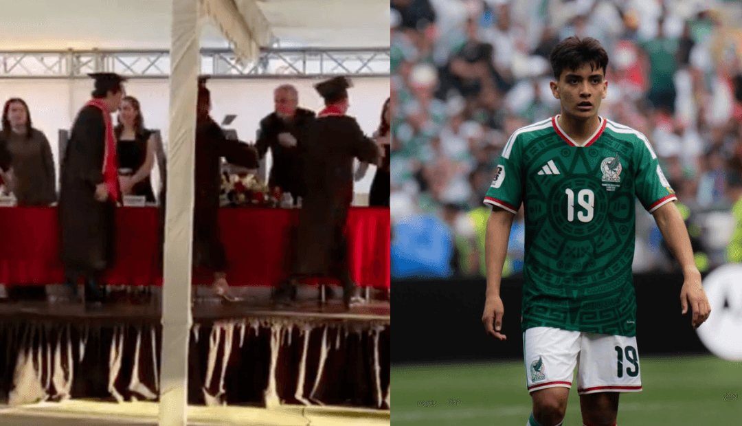 Gilberto Mora se gradúa de preparatoria tras regresar de la selección