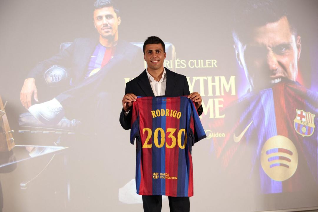 Rodri es nuevo jugador del FC Barcelona
