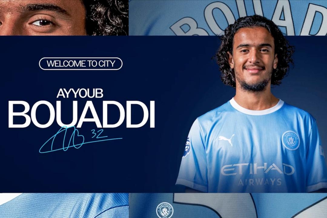 Ayyoub Bouaddi es oficialmente nuevo jugador del Manchester City