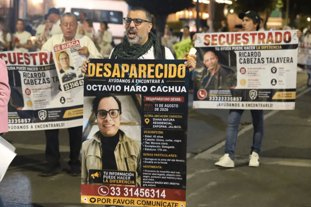 Jalisco: Familiares de empresarios inmobiliarios exigen su localización