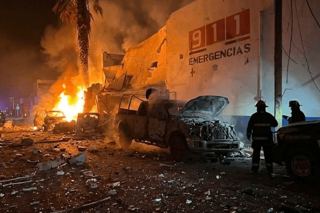 Ojocaliente: Explosión frente a comandancia deja siete personas heridas