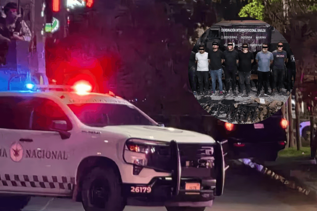 Los Mochis: Identifican a cuatro de los ocho detenidos tras enfrentamiento con la GN