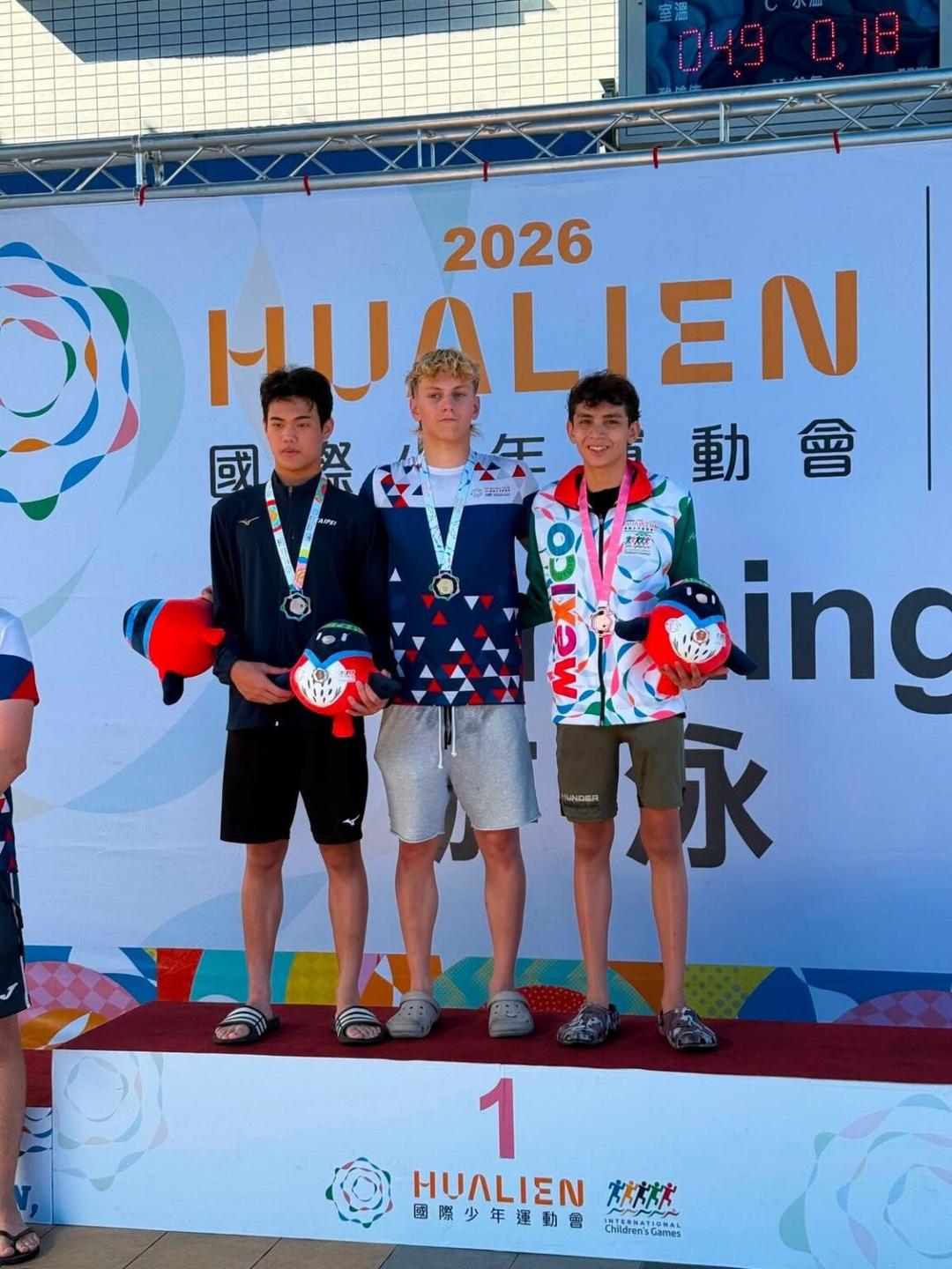 Aguascalentense gana bronce en los International Children’s Games de Taipéi