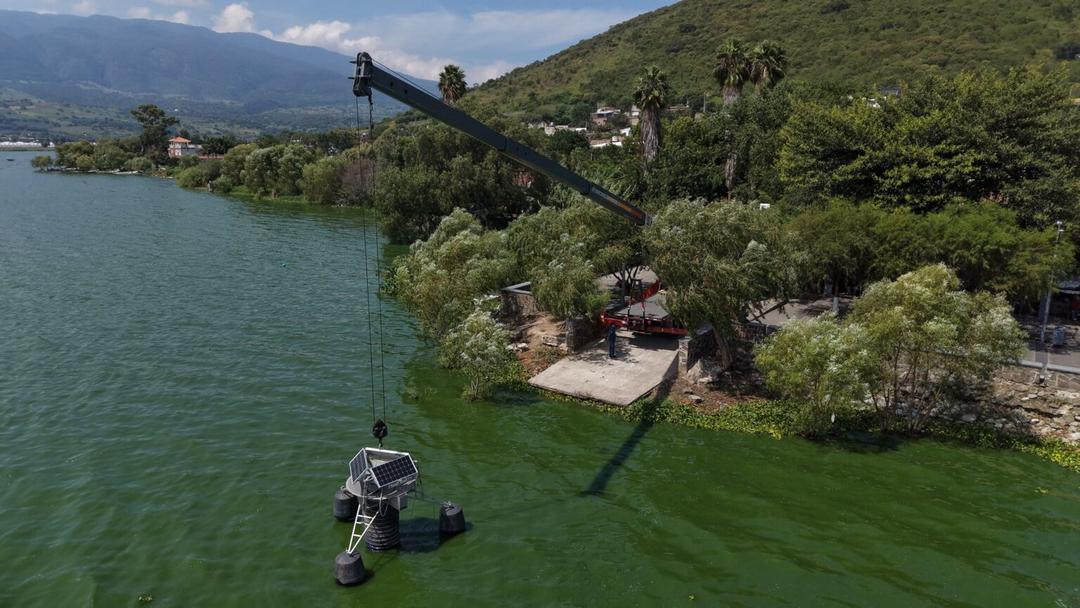Gobierno de Jalisco fortalece la calidad del agua de la laguna de Cajititlán