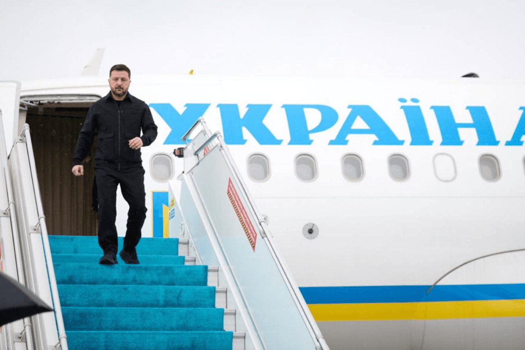 Avión de Zelenski estuvo a punto de ser impactado por un dron