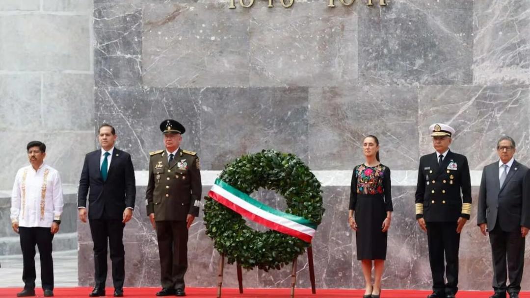 Sheinbaum encabeza homenaje a los Niños Héroes de Chapultepec