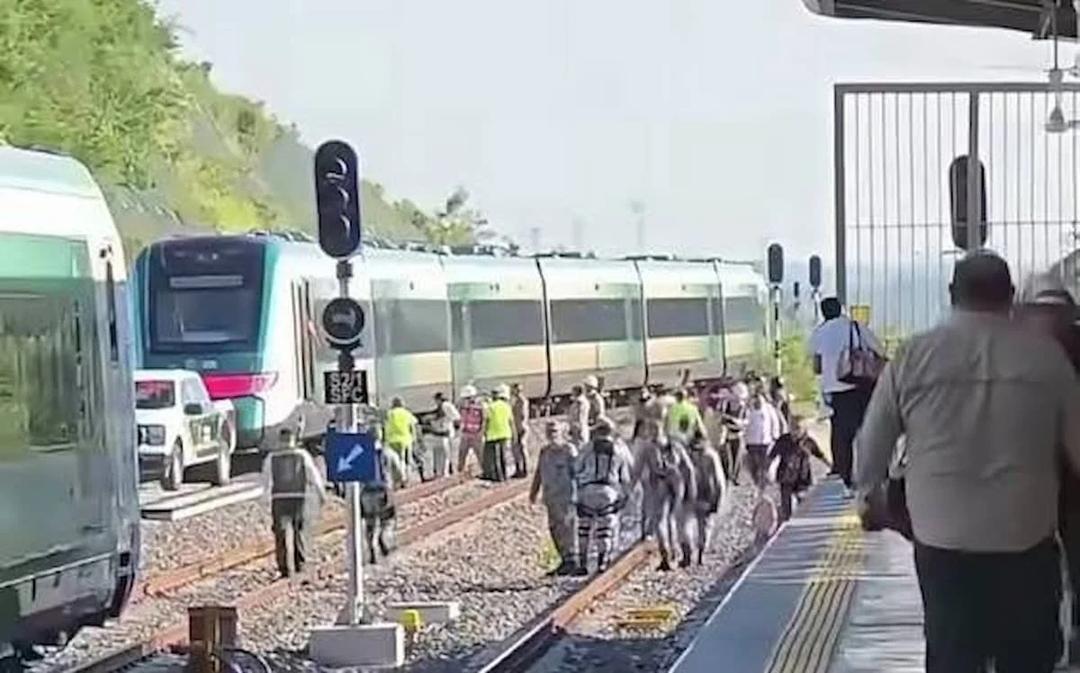 Tren Maya se descarrila en Campeche; viajaban más de 100 pasajeros